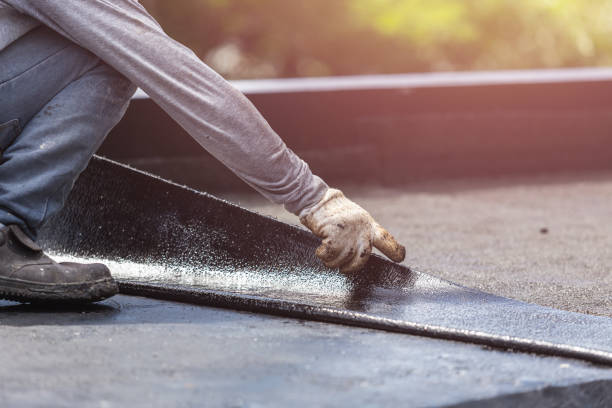 Professional Basement Waterproofing technician working in Sedalia, OH